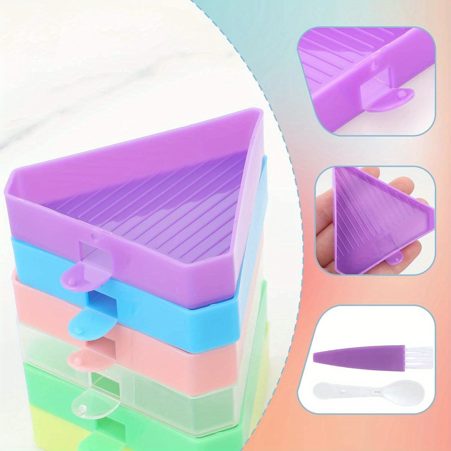 9PCS New Diamond Painting Tray – Embroidery Kit Starter Bewertung und Preis