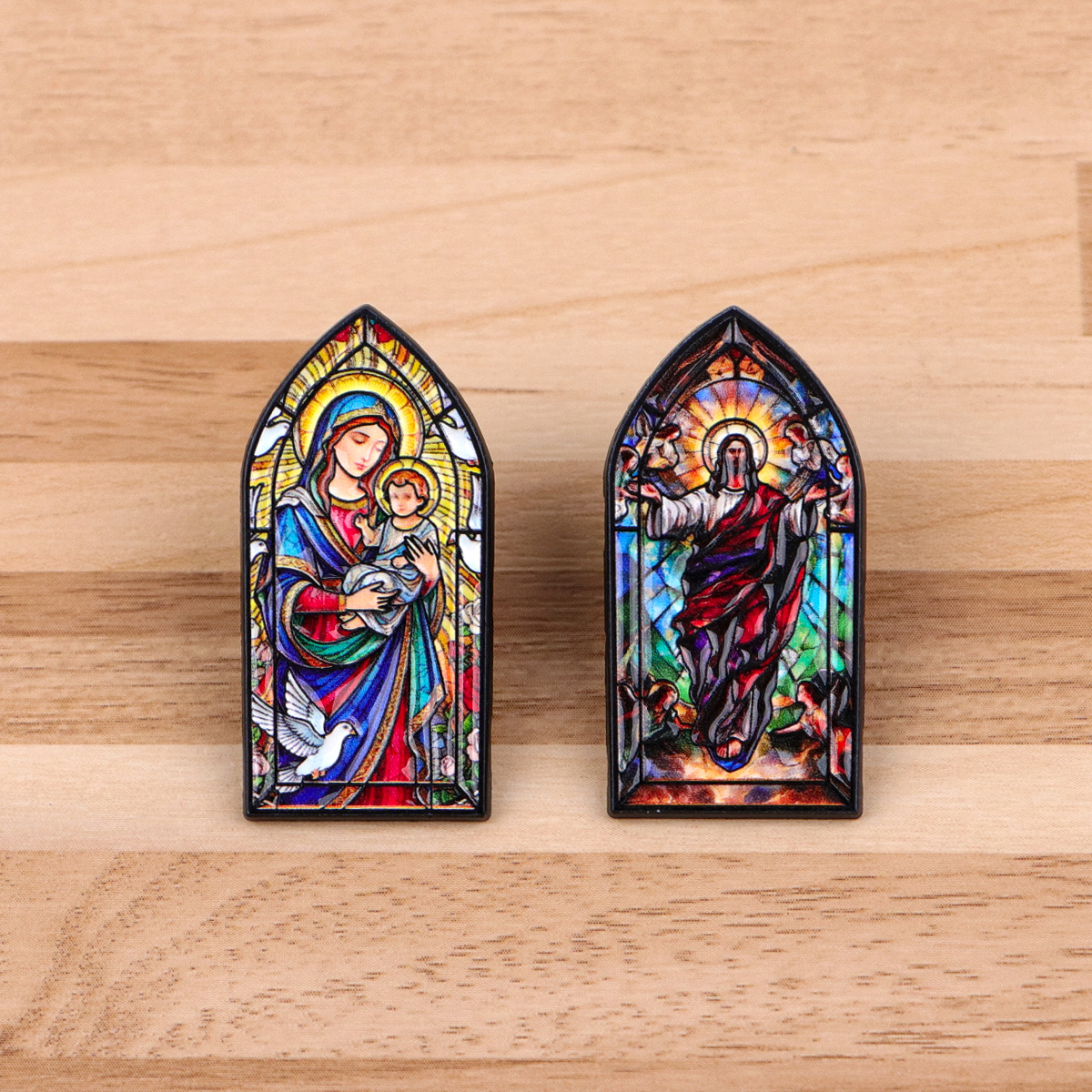 Virgin Mary Jesus Vintage Lape – Embroidery Jesus Bewertung und Preis