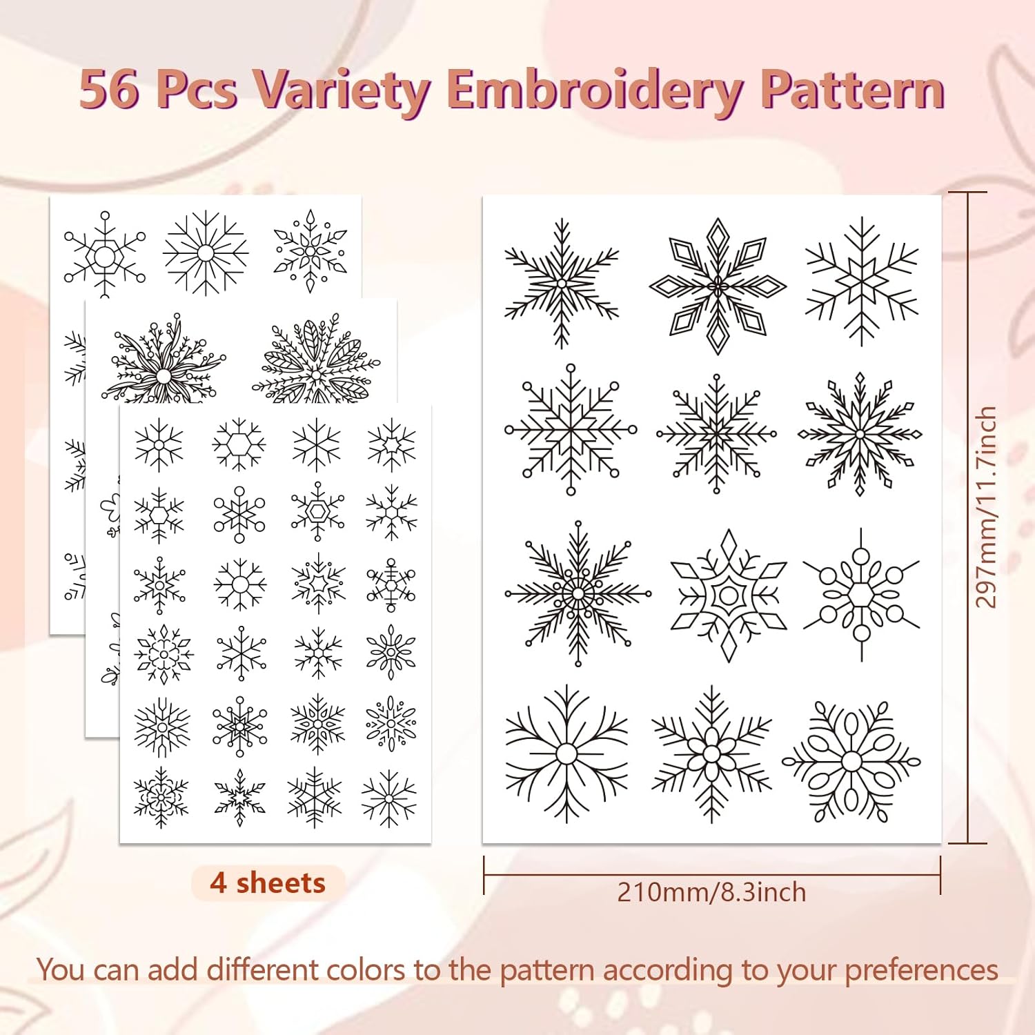 Snowflake Wreath Stick and Sti – Embroidery Meaning Bewertung und Preis