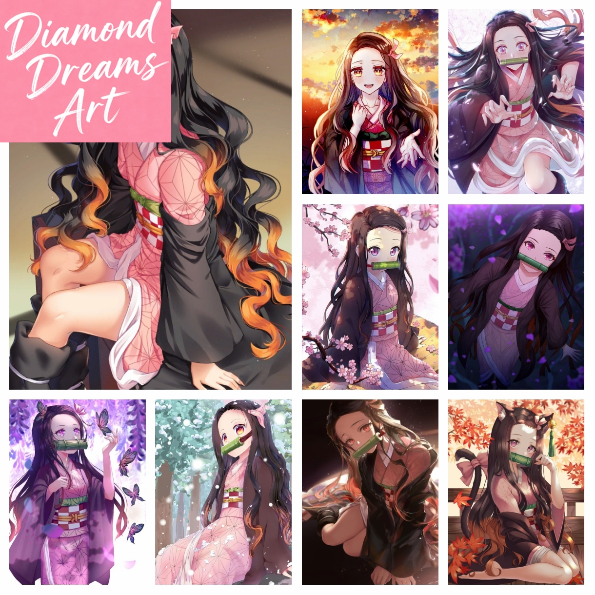 Frameless,DIY Anime Demon Slay – Embroidery Ideas Bewertung und Preis