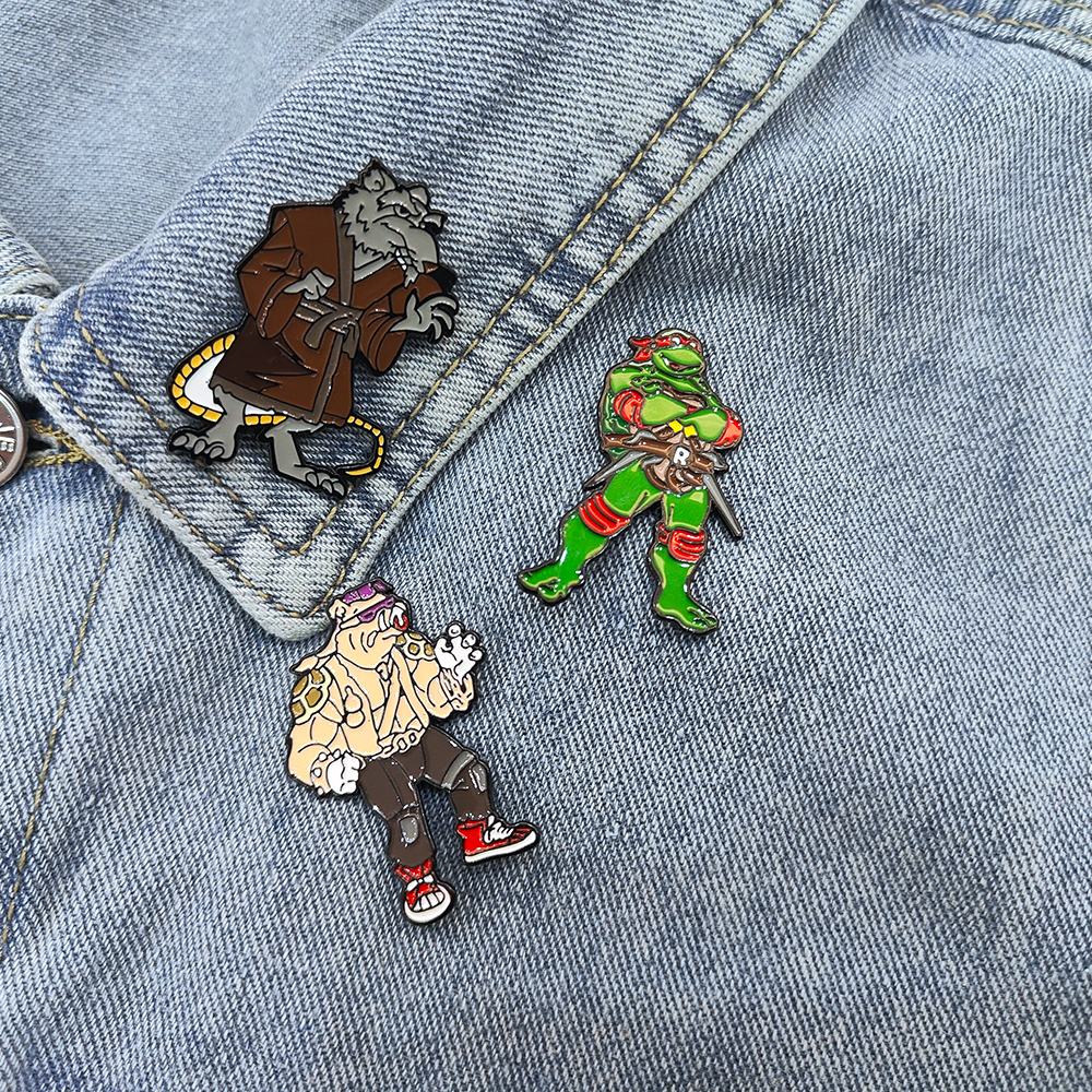 3pcs Vintage Ninja Turtles Pin – Embroidery Fish Bewertung und Preis