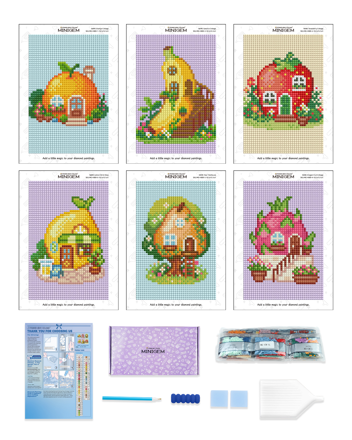 Forever Young Minigem 6PCS Fru – Embroidery Uae Bewertung und Preis