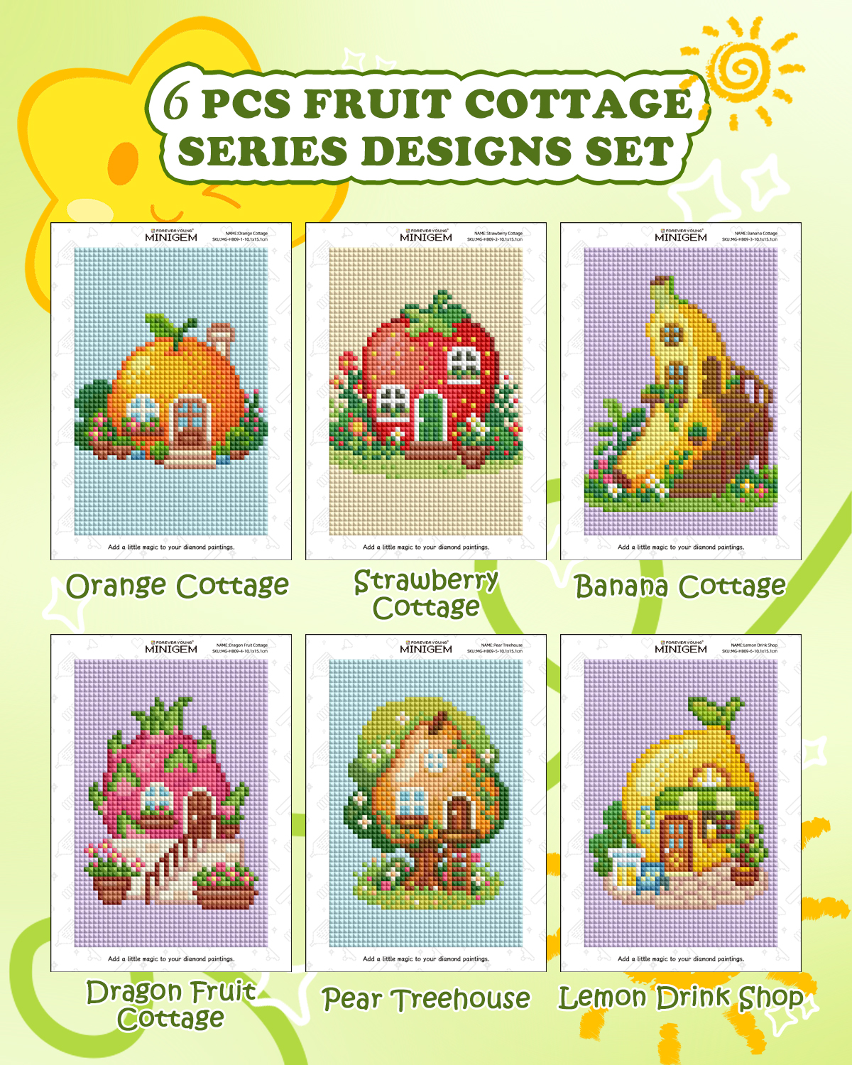 Forever Young Minigem 6PCS Fru – Embroidery Uae Bewertung und Preis