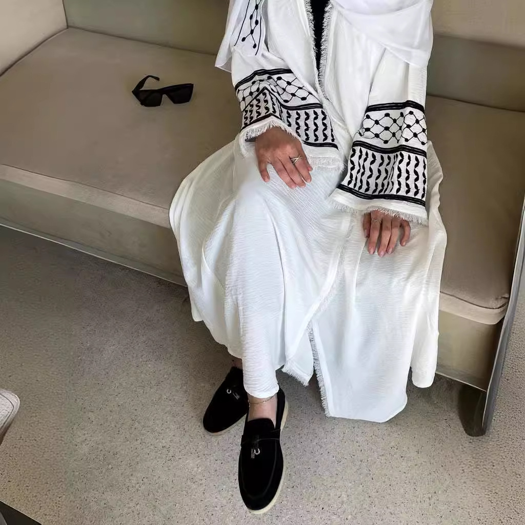 2024 Ramadan Keffiyeh Abaya Ki – Embroidery Hijab Bewertung und Preis