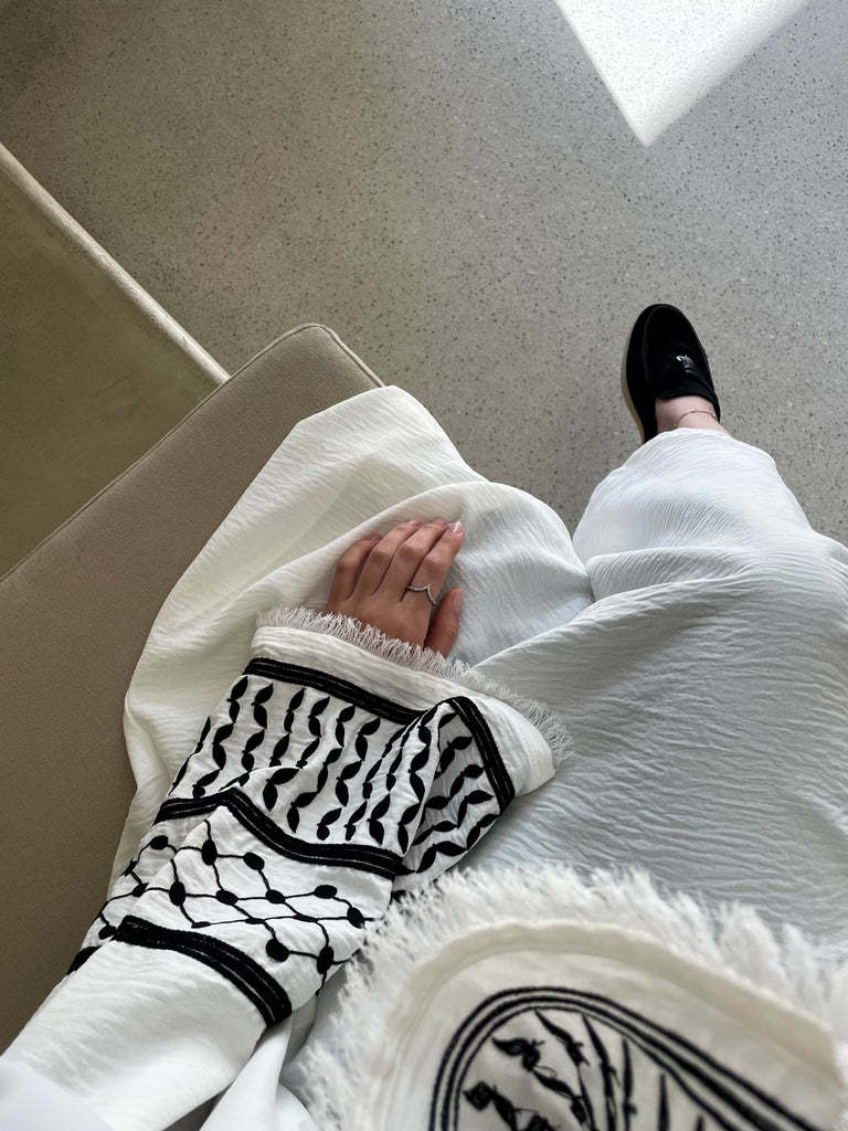 2024 Ramadan Keffiyeh Abaya Ki – Embroidery Hijab Bewertung und Preis