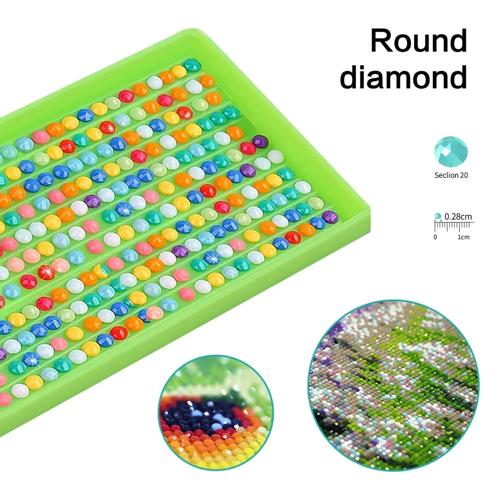 1pc frameless  5D DIY Diamond  – Embroidery Ideas Bewertung und Preis
