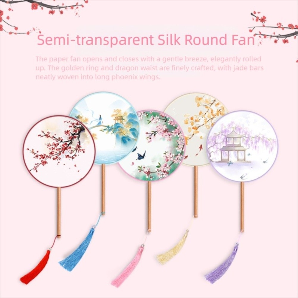Silk Material Chinese Round Ha – Embroidery Meaning Bewertung und Preis