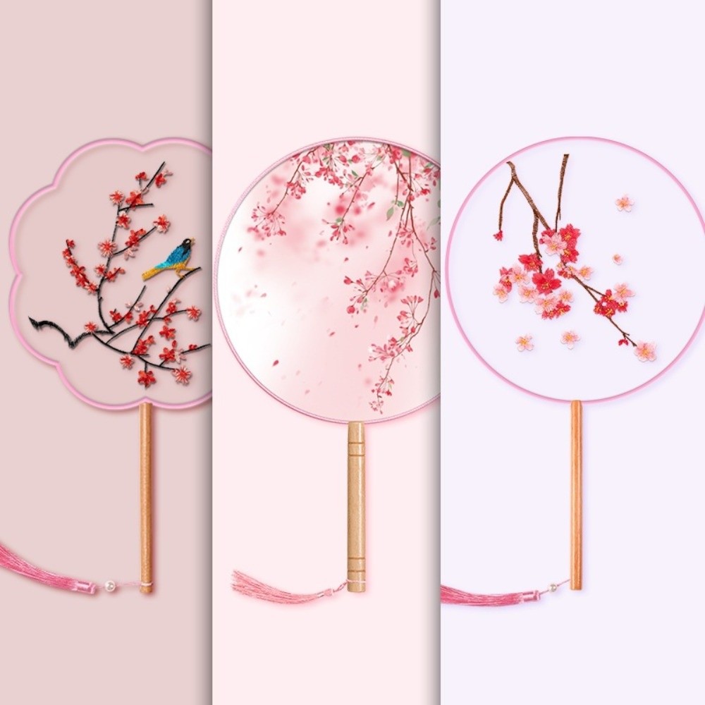 Silk Material Chinese Round Ha – Embroidery Meaning Bewertung und Preis