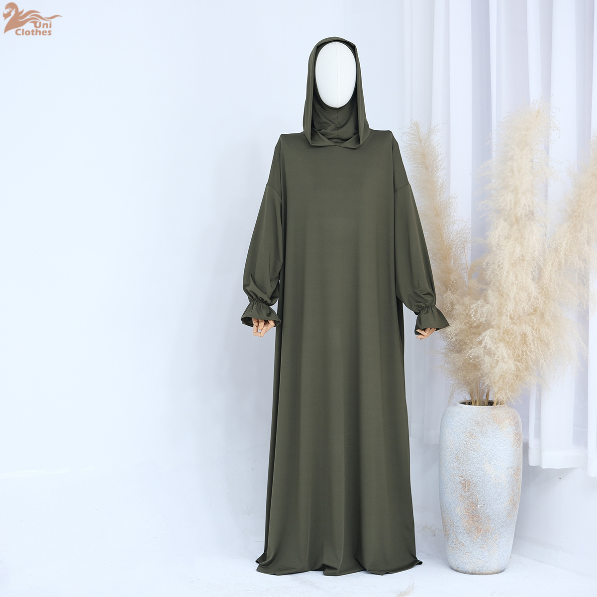 Eid Ramadan Prayer Abaya Women – Embroidery Hijab Bewertung und Preis